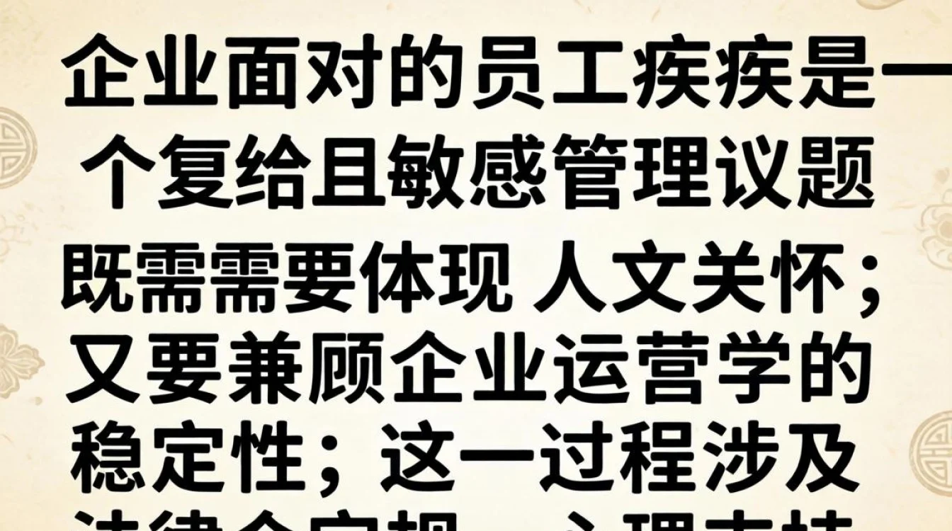 员工突发重病,企业如何合法合规又暖心地应对?-图1 员工突发重病,企业如何合法合规又暖心地应对?-图1