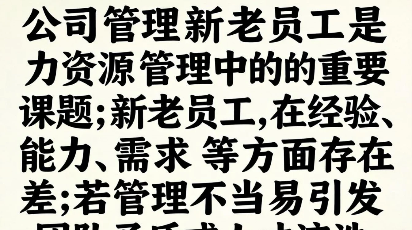 新老员工管理冲突，企业如何平衡差异与融合？-图1