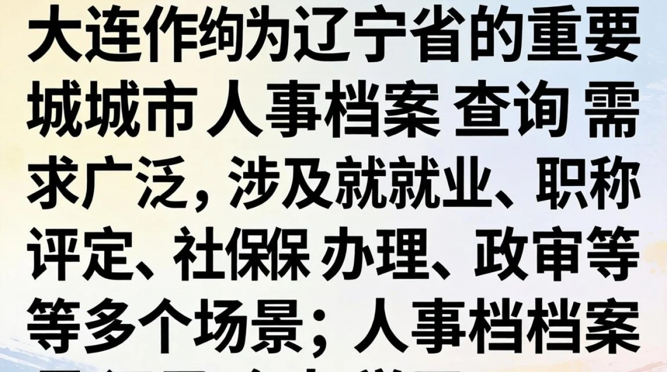 大连人事档案在哪查?个人查询流程和所需材料有哪些?-图1 大连人事档案在哪查?个人查询流程和所需材料有哪些?-图1