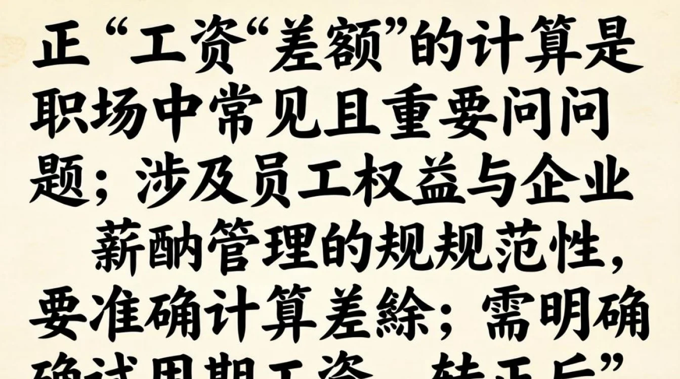 转正工资差额具体怎么算？公式和案例详解-图2