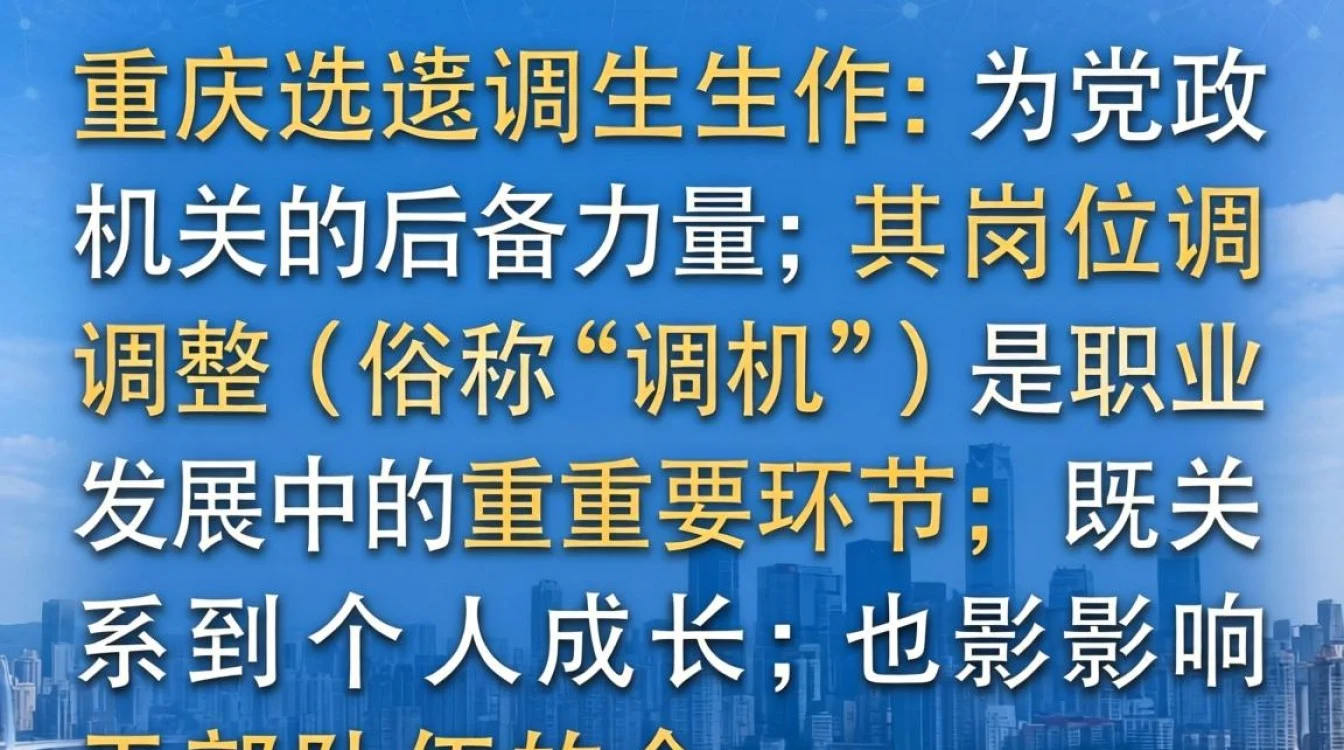 重庆选调生调岗申请流程条件具体有哪些?-图2 重庆选调生调岗申请流程条件具体有哪些?-图2
