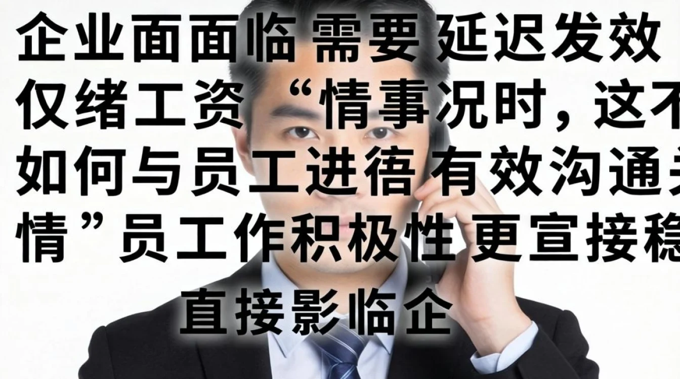 延迟发工资怎么跟员工沟通？员工抵触情绪如何化解？-图1