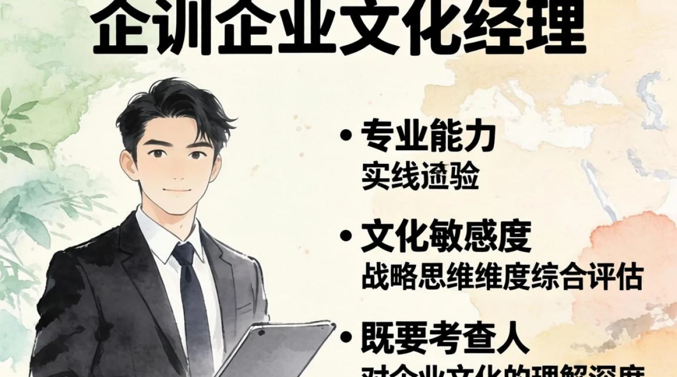 企业文化经理面试时,如何判断企业真实文化是否匹配候选人?-图1 企业文化经理面试时,如何判断企业真实文化是否匹配候选人?-图1