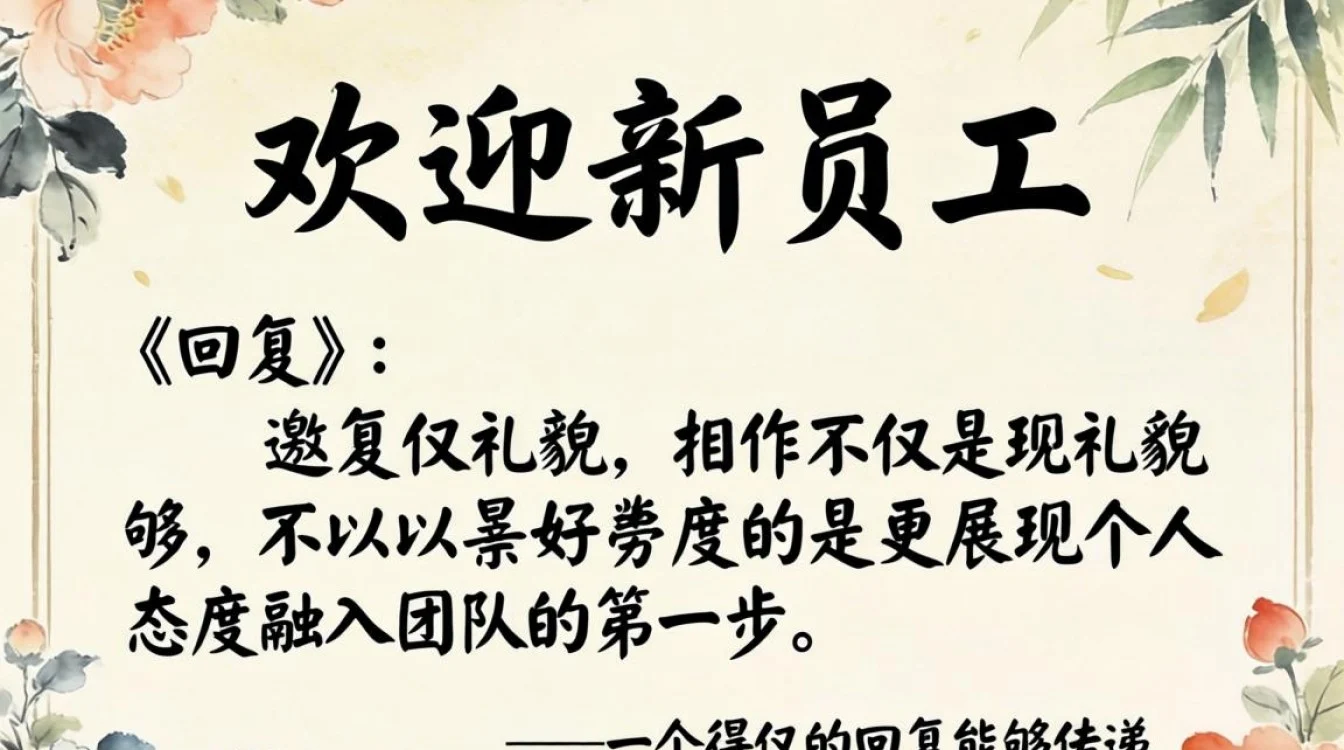 新同事入职欢迎怎么回复得体？示例技巧有哪些？-图3