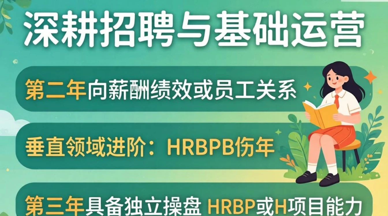 人事专员三年职业规划怎么做?HR晋升路径与薪资发展指南-图3 人事专员三年职业规划怎么做?HR晋升路径与薪资发展指南-图3