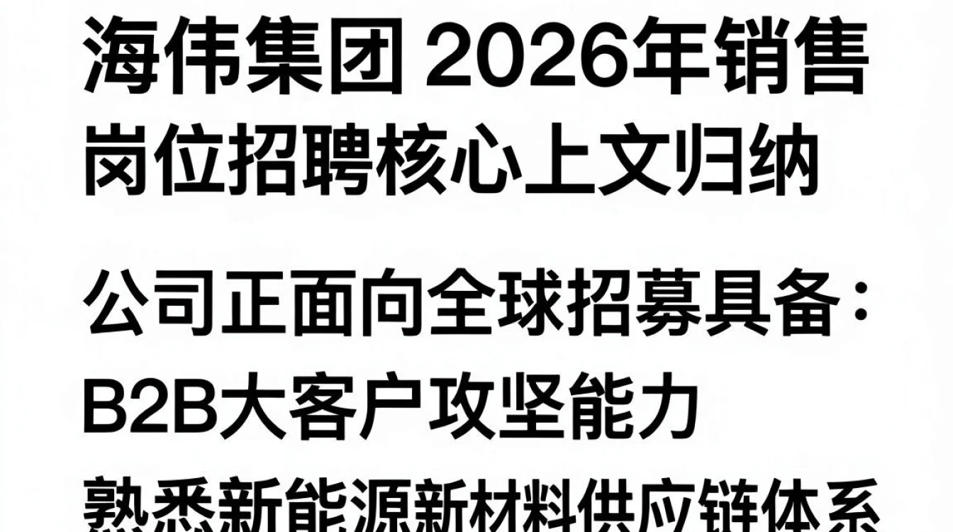 海伟集团销售招聘信息,海伟集团销售招聘待遇怎么样-图2 海伟集团销售招聘信息,海伟集团销售招聘待遇怎么样-图2