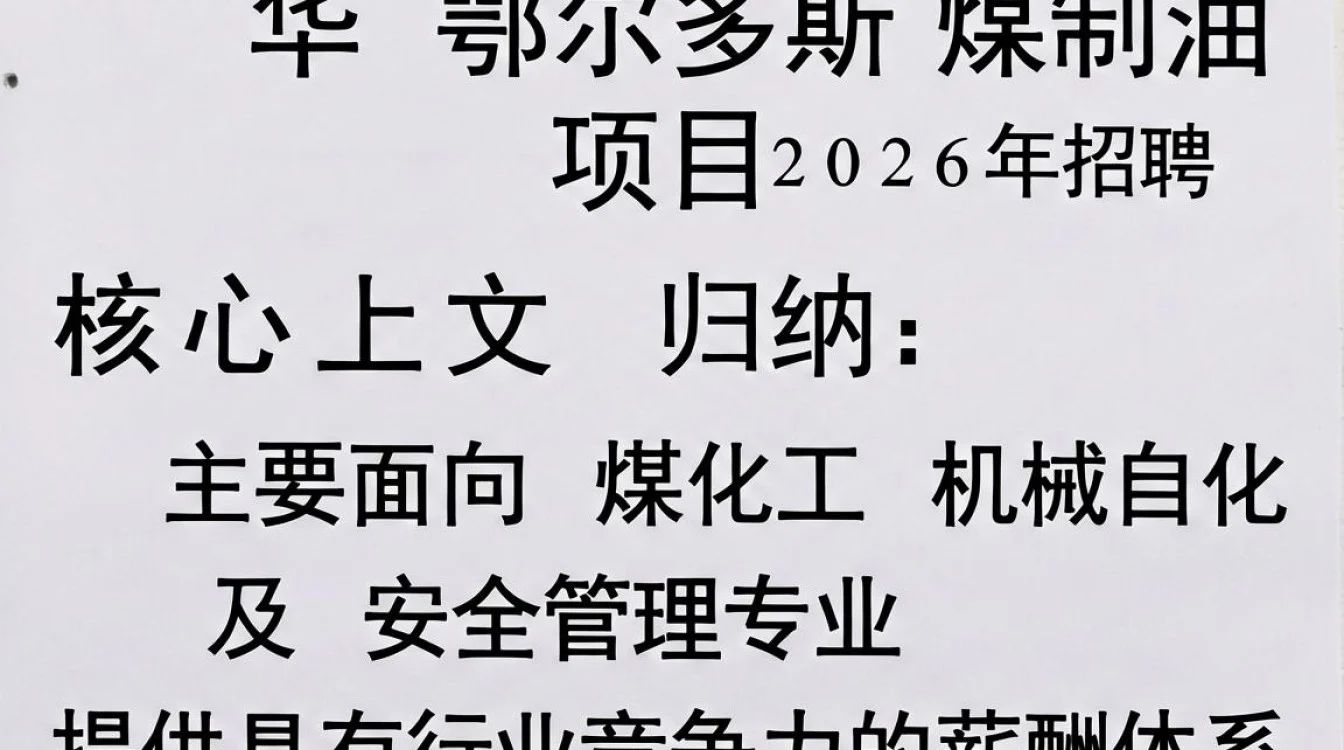 神华鄂尔多斯煤制油招聘，神华煤制油最新招聘条件及薪资待遇-图1
