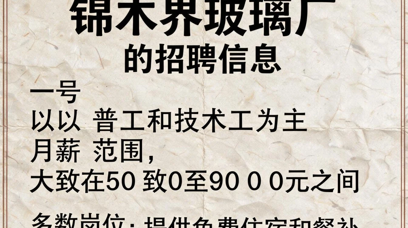 神木锦界玻璃厂招聘吗，具体岗位有哪些？-图2