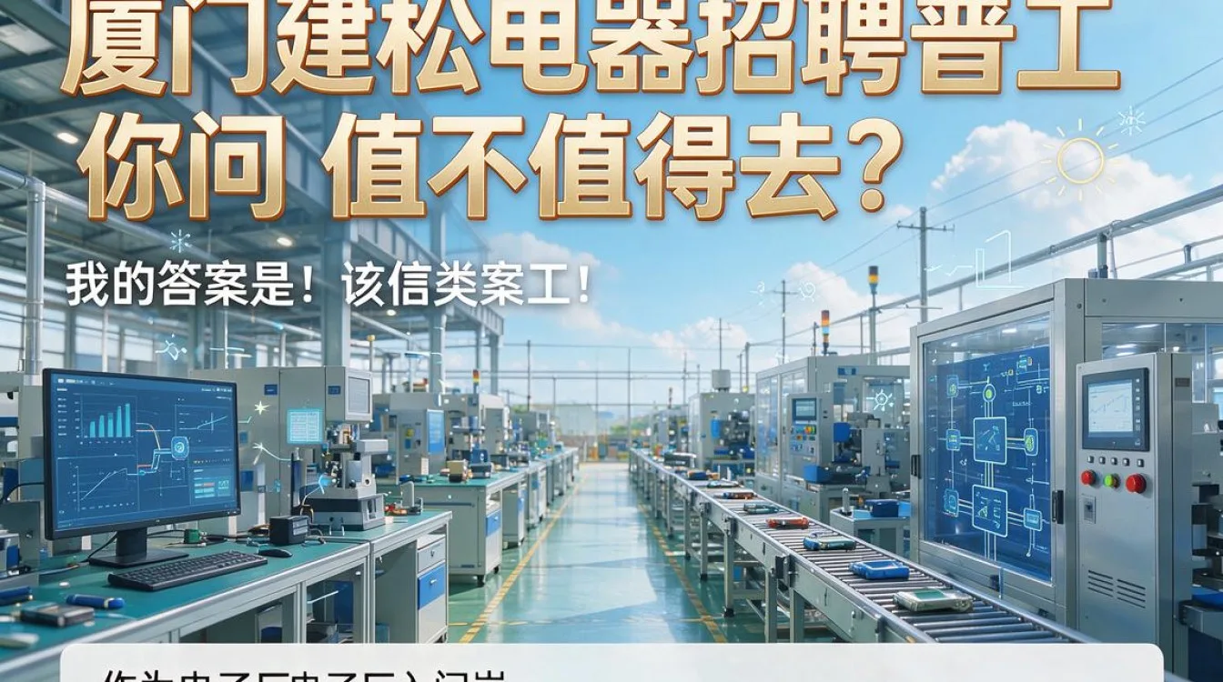 厦门建松电器招聘普工-图1