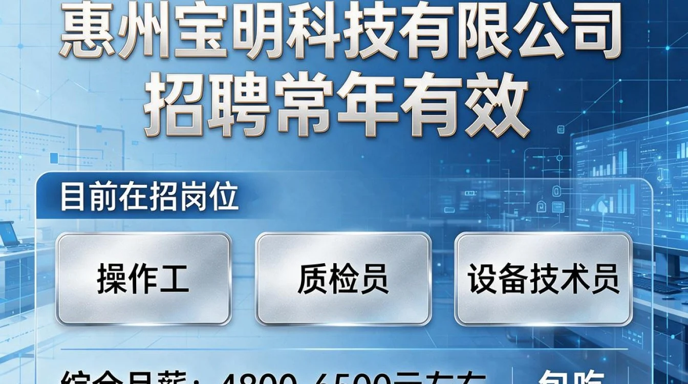惠州宝明科技有限公司招聘-图2