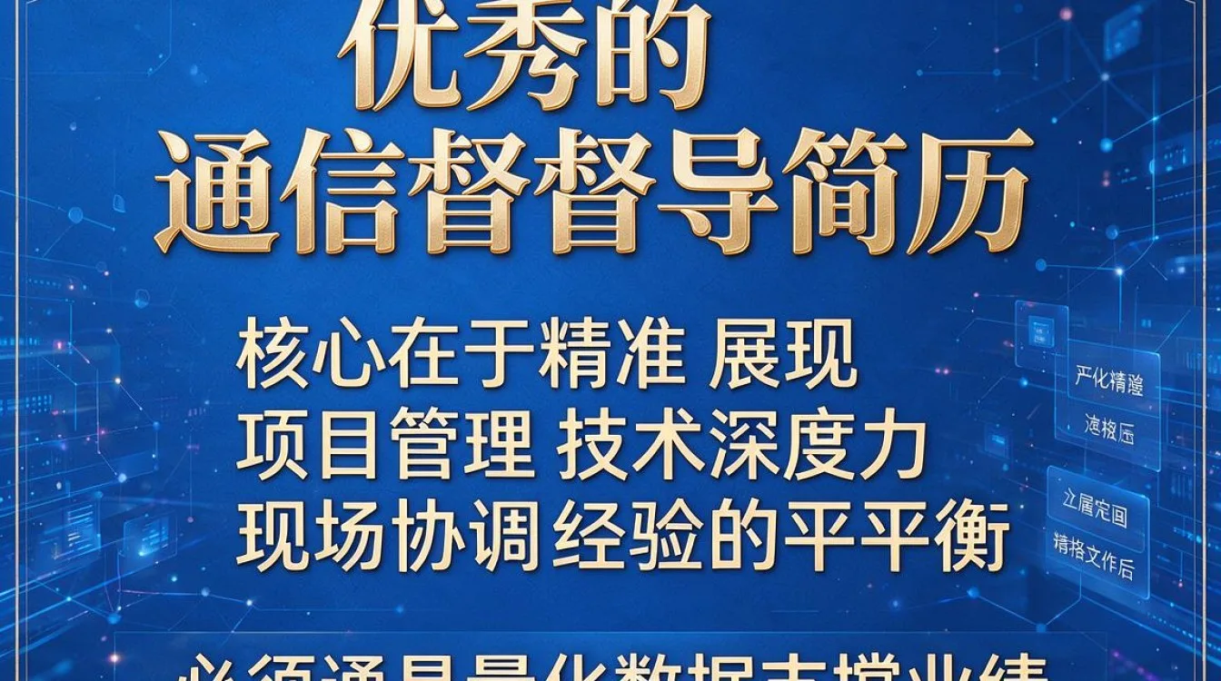 通信督导简历怎么写?优秀范文模板哪里找-图2 通信督导简历怎么写?优秀范文模板哪里找-图2