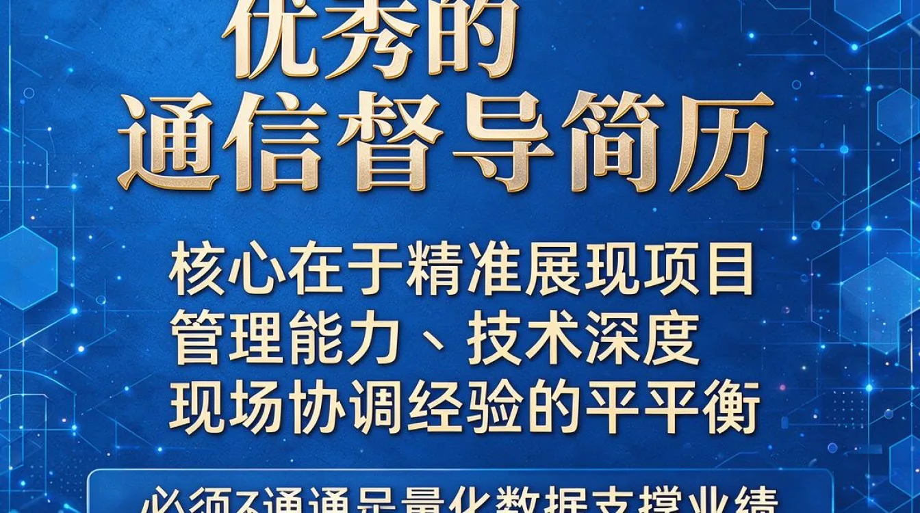 通信督导简历怎么写?优秀范文模板哪里找-图3 通信督导简历怎么写?优秀范文模板哪里找-图3