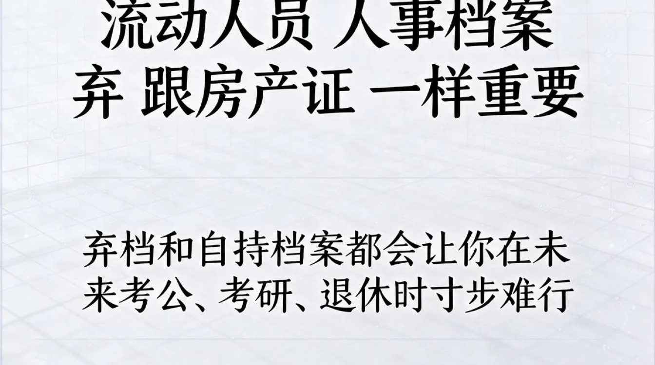 流动人员人事档案怎么存才有效?放自己手里成为死档怎么办-图1 流动人员人事档案怎么存才有效?放自己手里成为死档怎么办-图1
