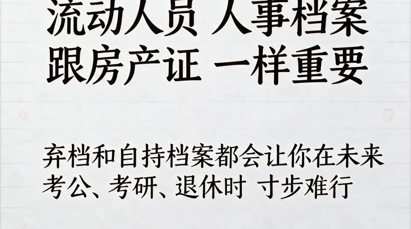 流动人员人事档案怎么存才有效?放自己手里成为死档怎么办-图2 流动人员人事档案怎么存才有效?放自己手里成为死档怎么办-图2