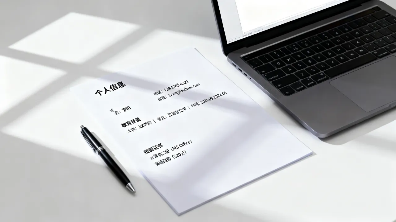 上班简历怎么写?,没有工作经验的人怎么写简历?-图2 上班简历怎么写?,没有工作经验的人怎么写简历?-图2