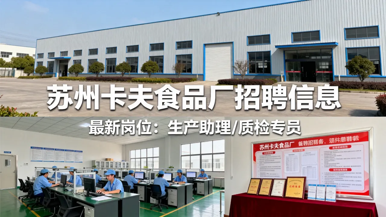 苏州卡夫食品厂招聘信息在哪看?卡夫食品厂最新招聘信息查询-图1 苏州卡夫食品厂招聘信息在哪看?卡夫食品厂最新招聘信息查询-图1
