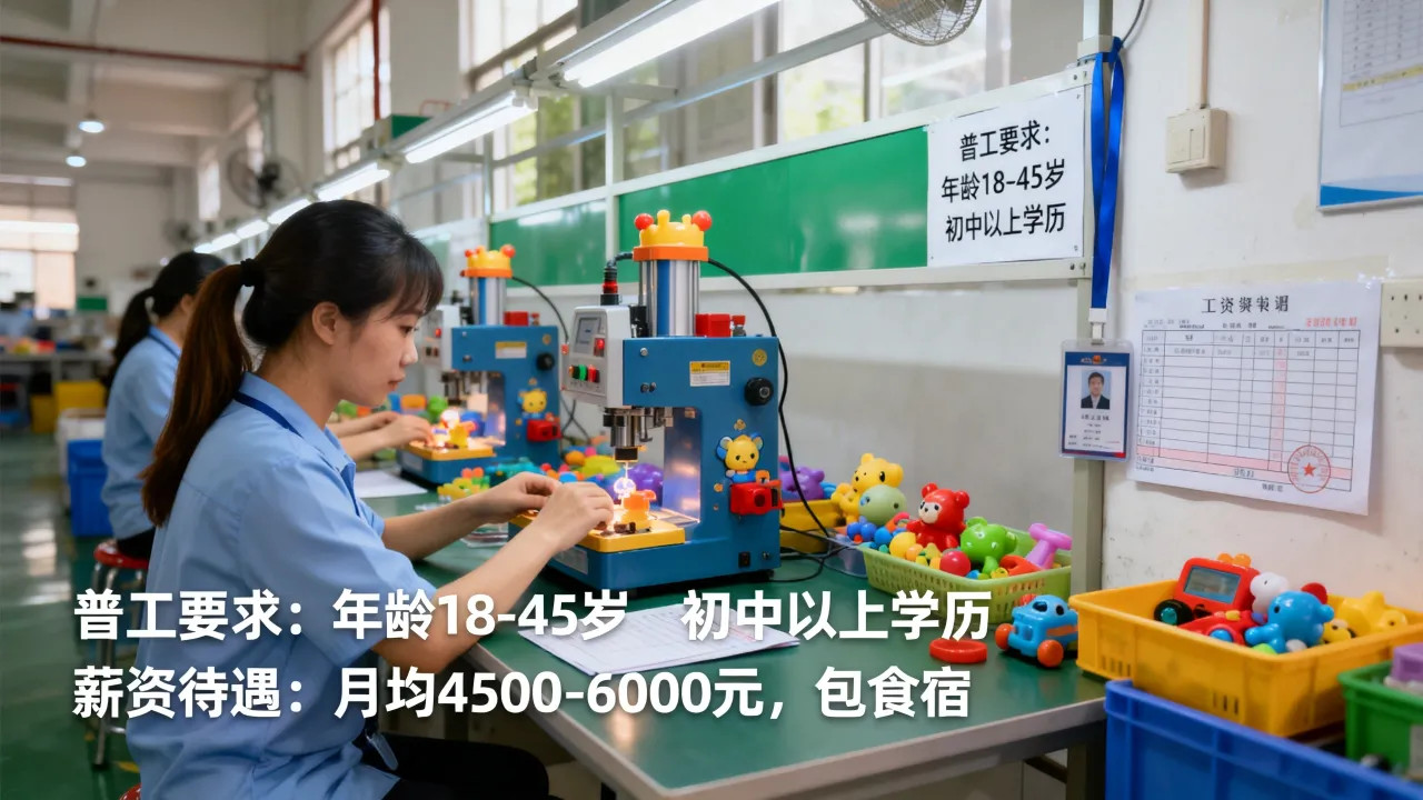 东莞长安美泰玩具二厂招聘怎么样？薪资待遇，普工要求-图2