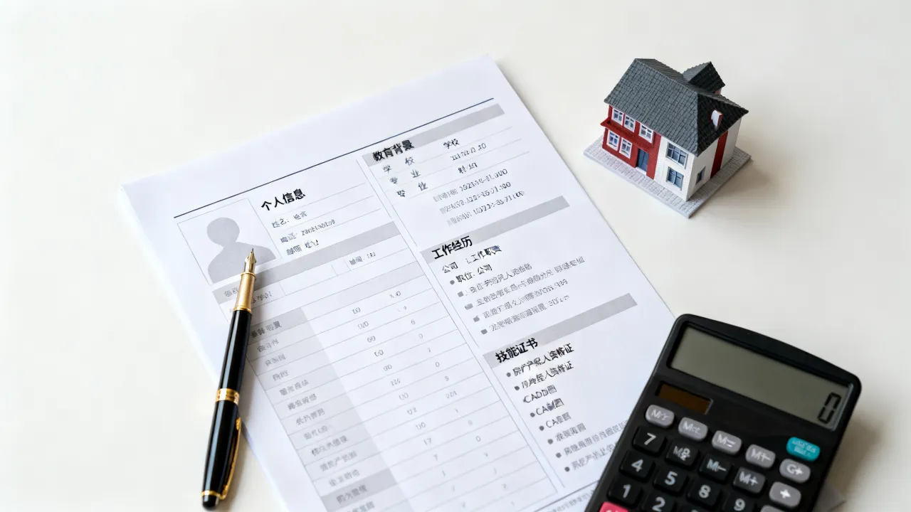 房地产简历怎么写？手把手教你制作高分模板-图2