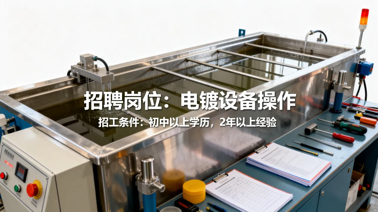 苏州电镀设备招聘好做吗?电镀厂招工条件有哪些-图1 苏州电镀设备招聘好做吗?电镀厂招工条件有哪些-图1