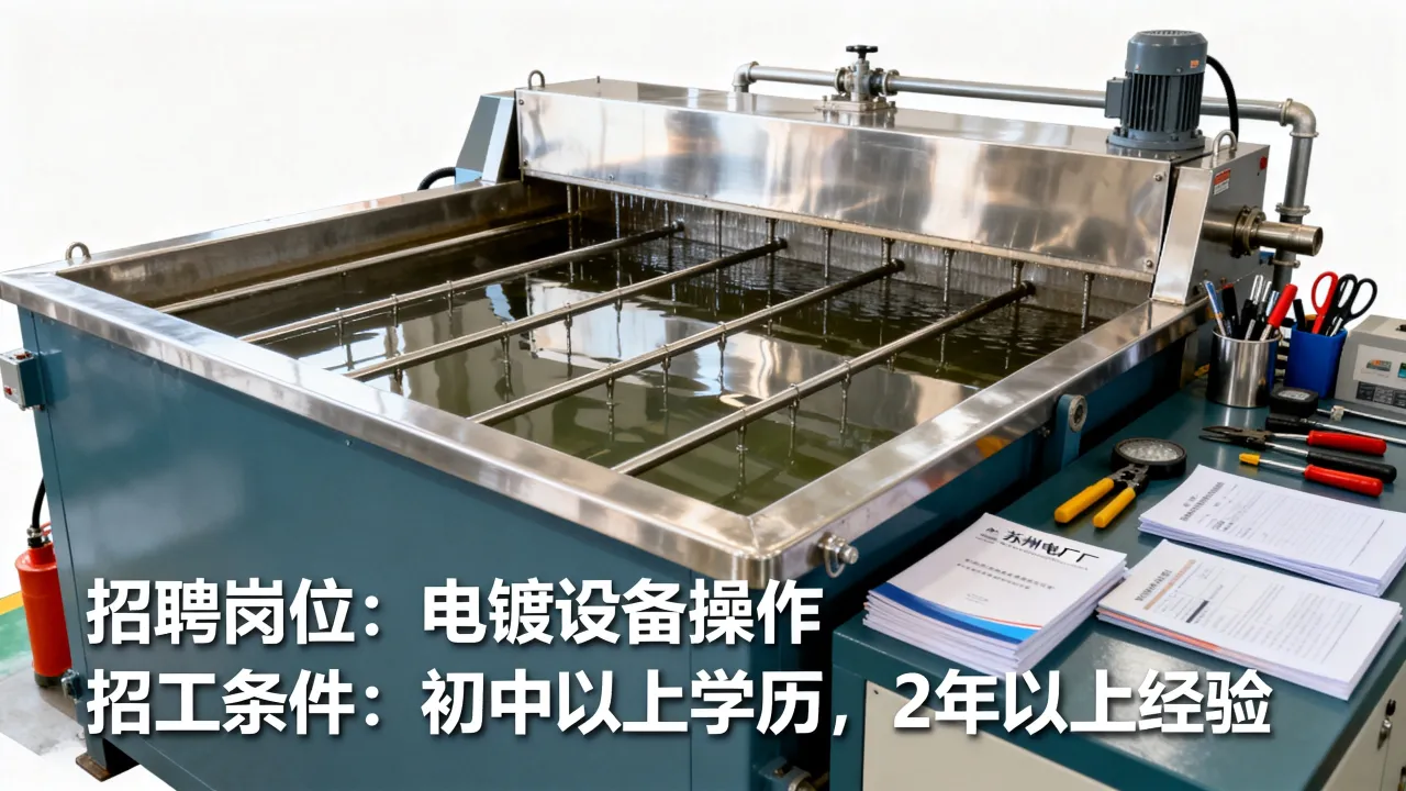 苏州电镀设备招聘好做吗?电镀厂招工条件有哪些-图2 苏州电镀设备招聘好做吗?电镀厂招工条件有哪些-图2