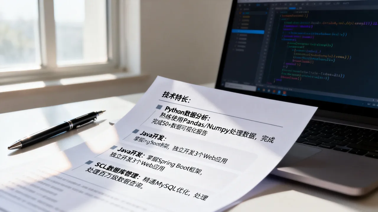 技术特长怎么写，简历上的技术特长该怎么填？-图2