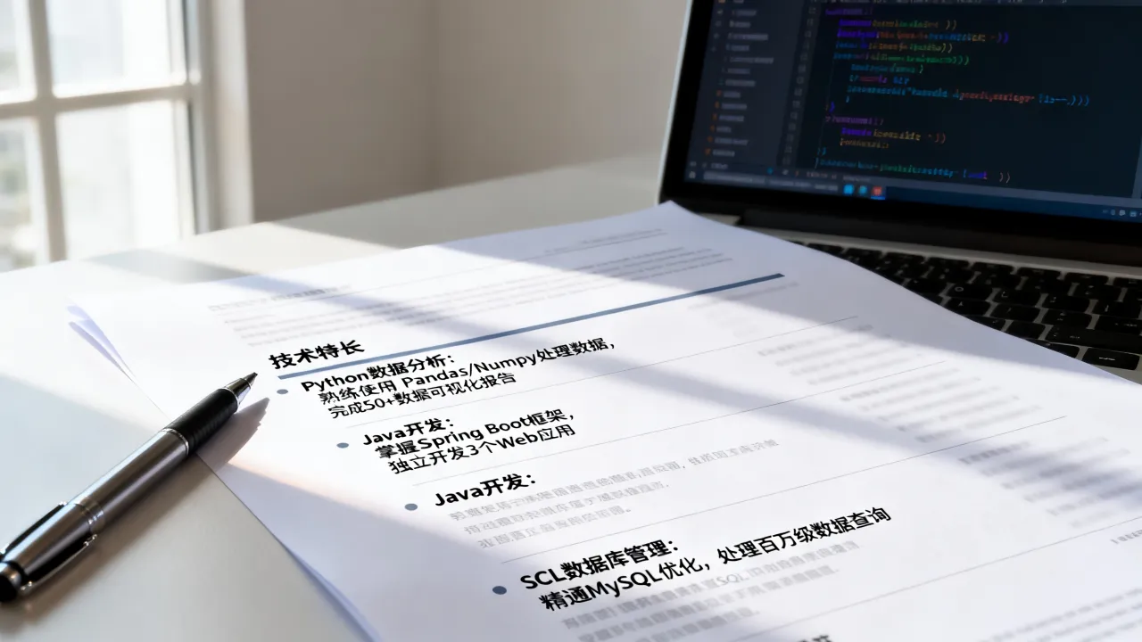 技术特长怎么写，简历上的技术特长该怎么填？-图3