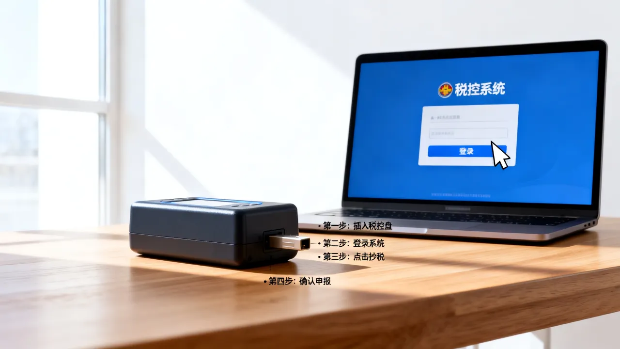 如何抄税报税？税控盘抄税报税详细步骤是什么-图3