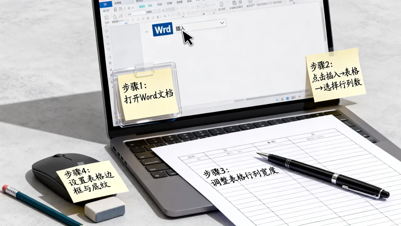 简历的表格怎么做，Word制作简历表格的步骤教程-图2