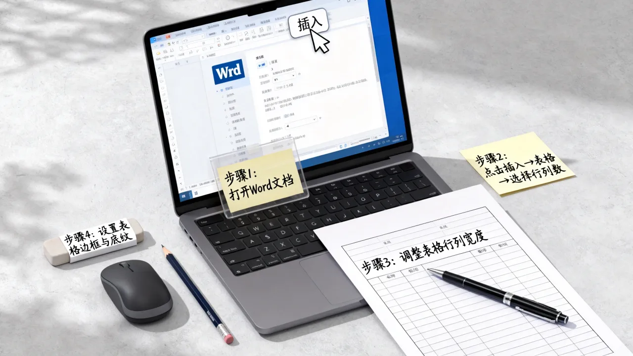简历的表格怎么做，Word制作简历表格的步骤教程-图3