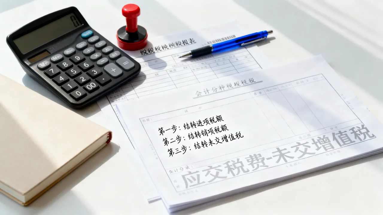 增值税如何结转,月末增值税结转步骤及会计分录怎么写?-图1 增值税如何结转,月末增值税结转步骤及会计分录怎么写?-图1