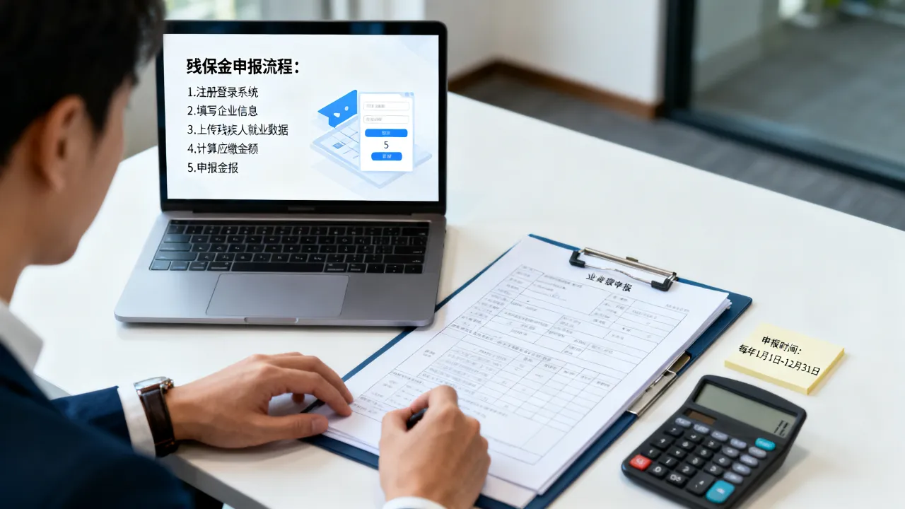 残保金如何缴纳，企业残保金申报流程及时间要求？-图1