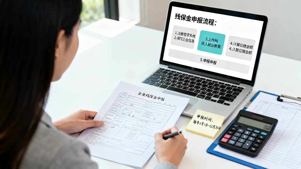 残保金如何缴纳，企业残保金申报流程及时间要求？-图2