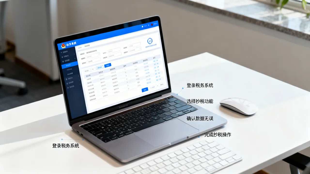 如何网上抄税-图3