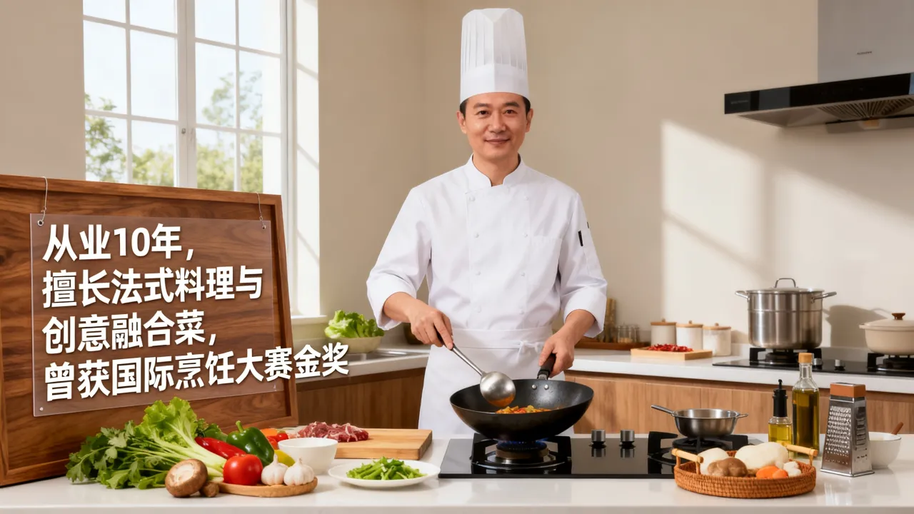 厨师简介怎么写?厨师个人简介模板范文简短大气-图2 厨师简介怎么写?厨师个人简介模板范文简短大气-图2