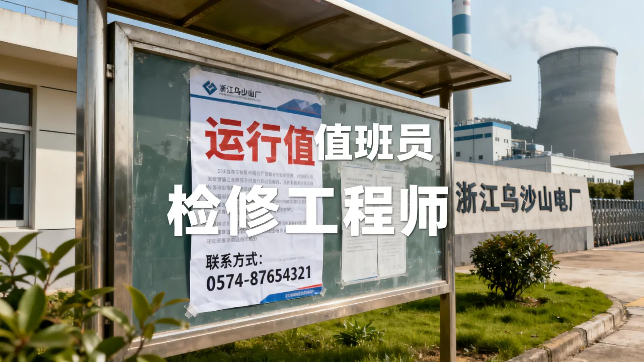 浙江乌沙山电厂招聘信息在哪里看?乌沙山电厂招聘岗位有哪些-图2 浙江乌沙山电厂招聘信息在哪里看?乌沙山电厂招聘岗位有哪些-图2