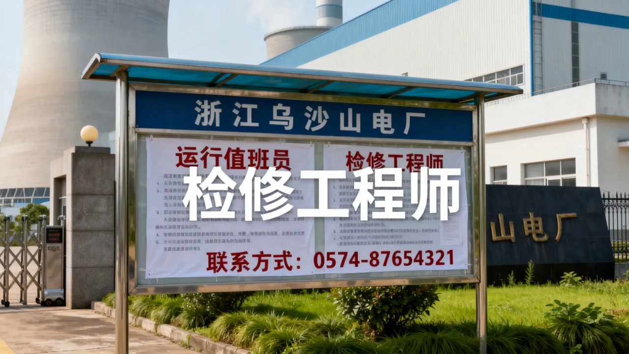 浙江乌沙山电厂招聘信息在哪里看?乌沙山电厂招聘岗位有哪些-图3 浙江乌沙山电厂招聘信息在哪里看?乌沙山电厂招聘岗位有哪些-图3