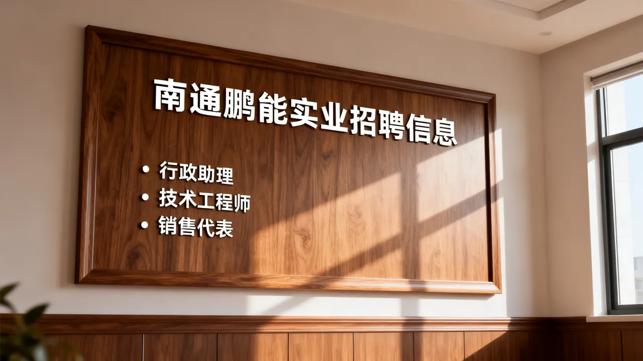 南通鹏能实业招聘信息在哪里看，南通鹏能实业招聘岗位有哪些-图2