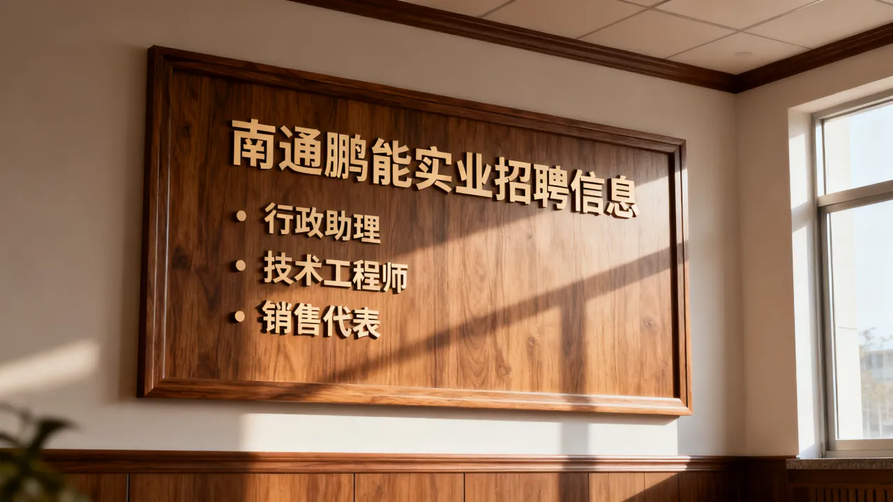 南通鹏能实业招聘信息在哪里看，南通鹏能实业招聘岗位有哪些-图3