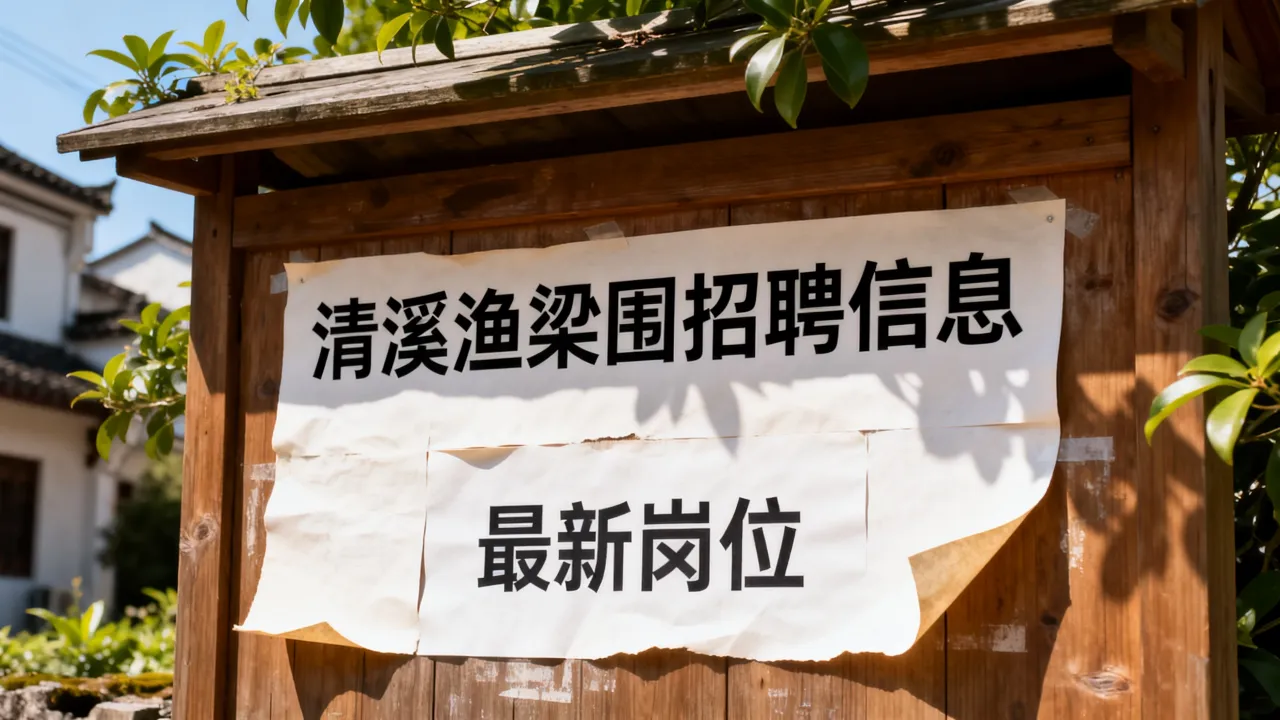 清溪渔梁围招聘信息在哪里找？清溪渔梁围最新招聘信息-图1