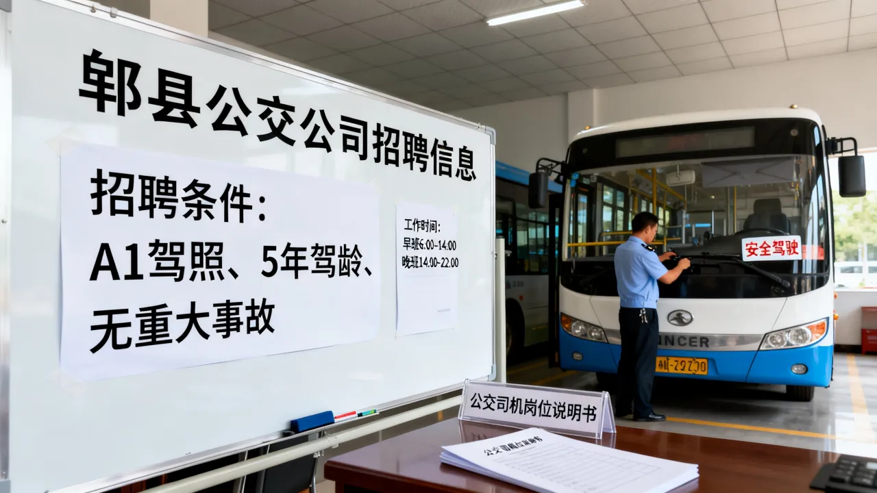 郫县公交公司招聘信息在哪里查？郫县公交司机招聘条件有哪些？-图1