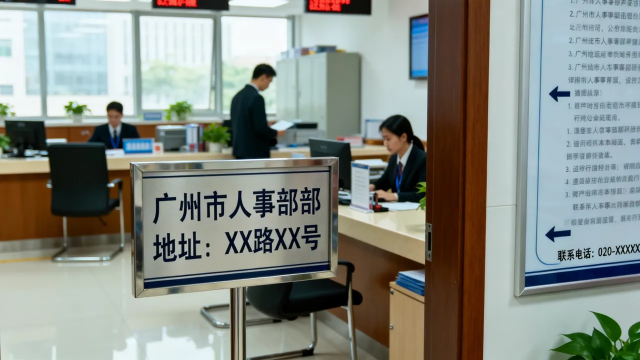 广州市人事部在哪里办理业务，广州市人事部地址电话-图3