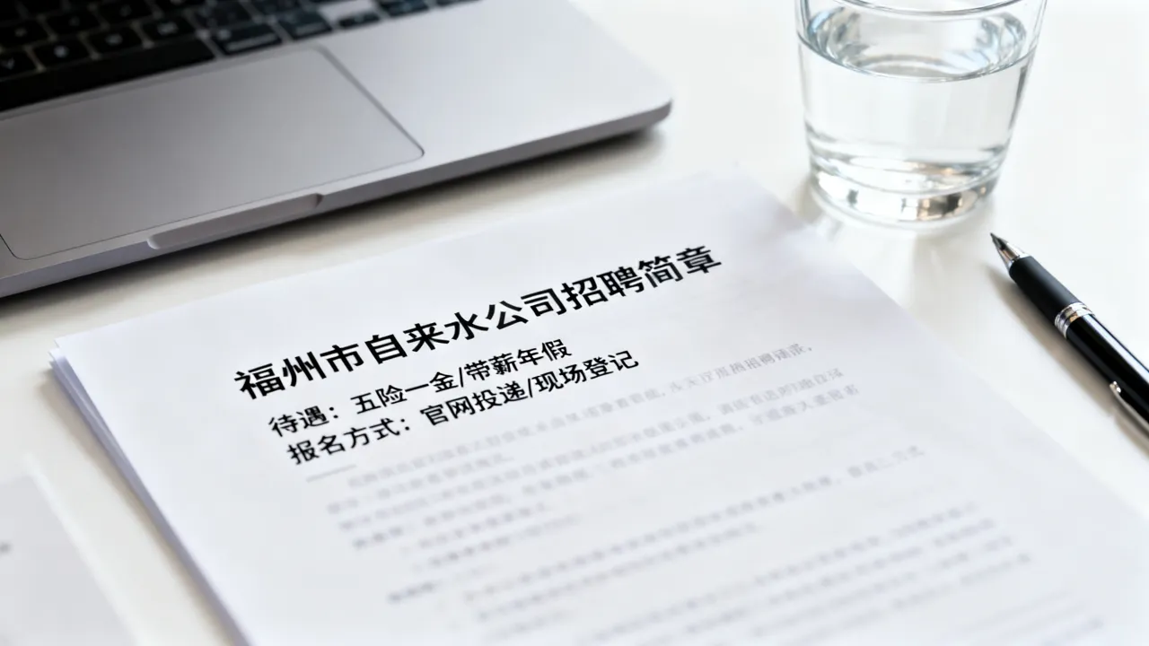 福州市自来水公司招聘待遇怎么样，怎么报名？
