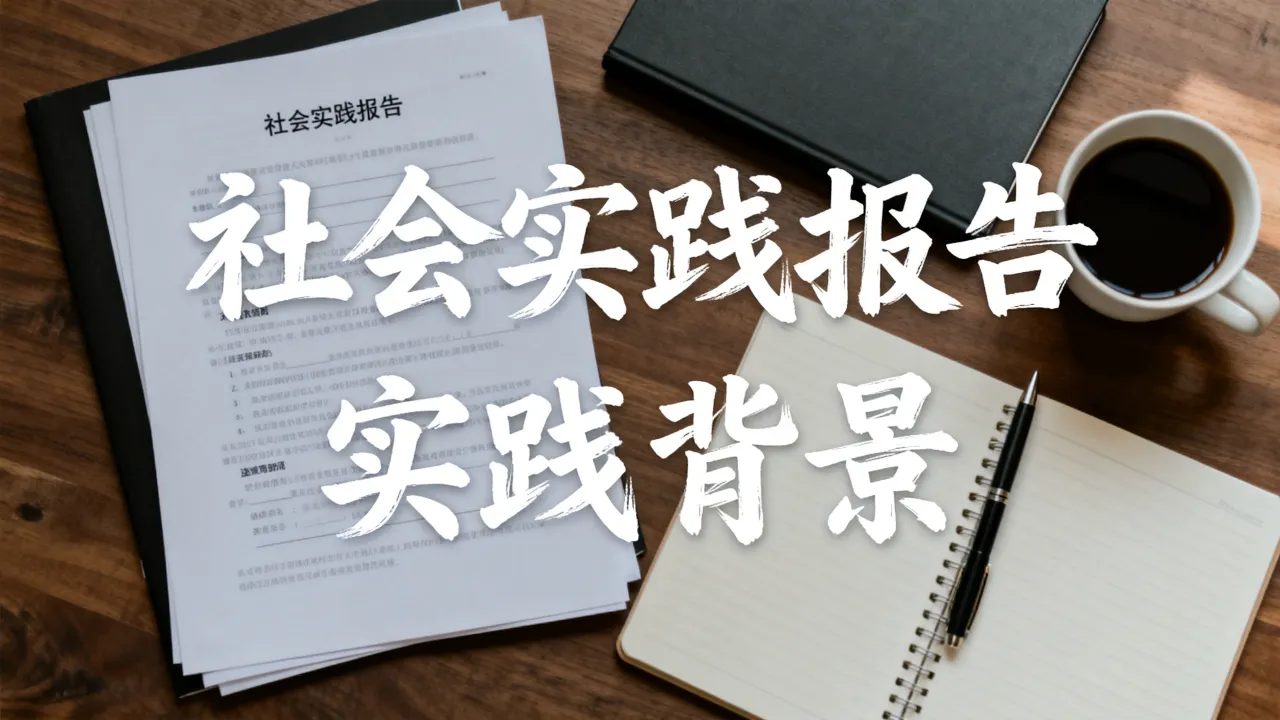 实践背景怎么写？社会实践报告背景写作范文模板