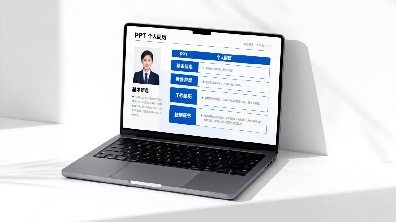 怎么用ppt做简历?ppt怎么做个人简历模板